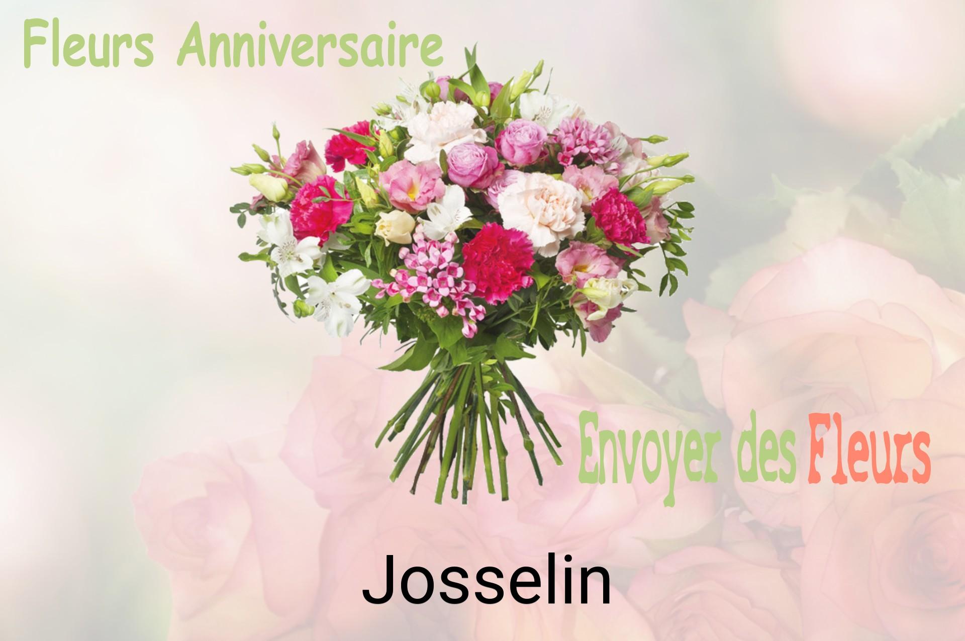 Bouquet de fleurs d’anniversaire livré à Josselin