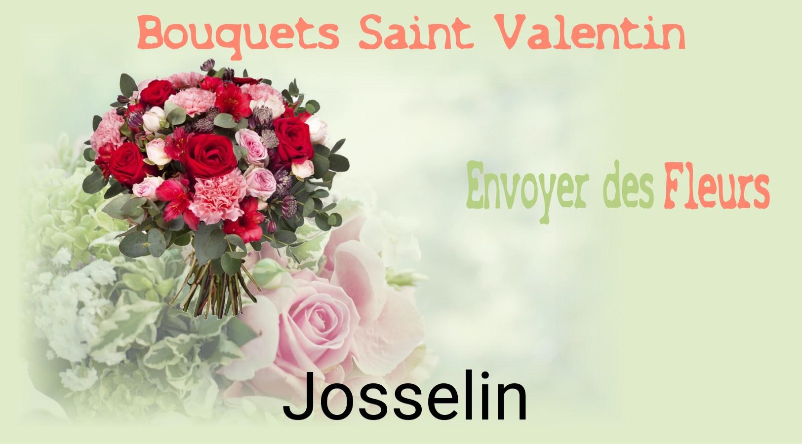 Roses de Saint-Valentin livrées à Josselin